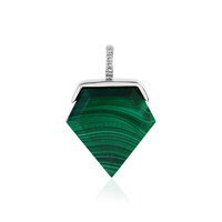 Malachite Silver Pendant