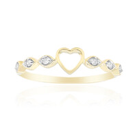 9K SI1 (G) Diamond Gold Ring