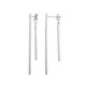 Zircon Silver Earrings