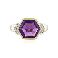 Zambian Amethyst Silver Ring