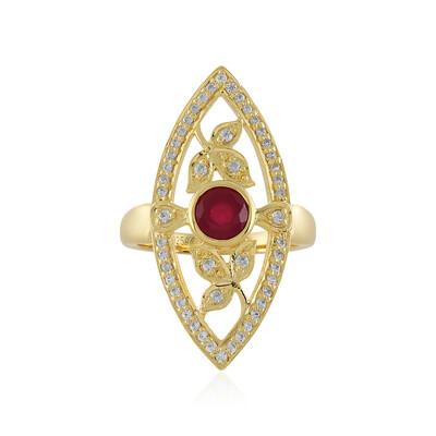 Madagascar Ruby Silver Ring