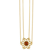 Baltic Amber Silver Necklace