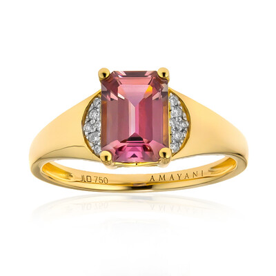 18K Pink Diaspore Gold Ring (AMAYANI)