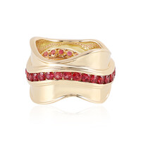 14K Tanzanian Ruby Gold Ring (de Melo)