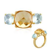 Citrine Silver Ring