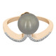 10K Tahitian Pearl Gold Ring (M de Luca)