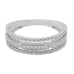 14K SI1 (G) Diamond Gold Ring