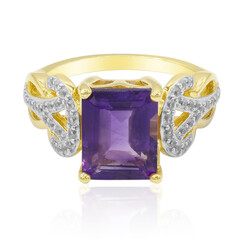 Zambian Amethyst Silver Ring