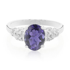 Ceylon Iolite Silver Ring