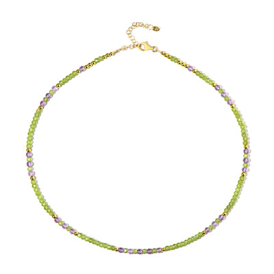 Peridot Silver Necklace