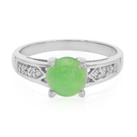 Imperial Chrysoprase Silver Ring