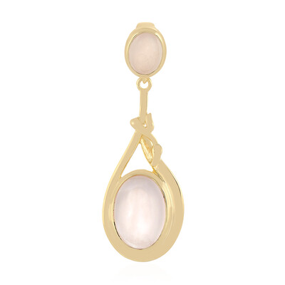 Rose Quartz Silver Pendant