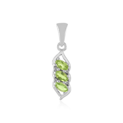 Arizona Peridot Silver Pendant