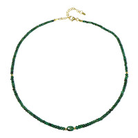 Zambian Emerald Silver Necklace
