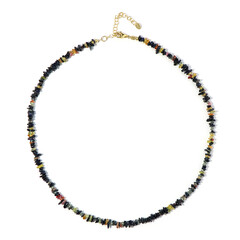 Fancy Sapphire Silver Necklace