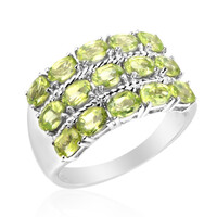 Peridot Silver Ring