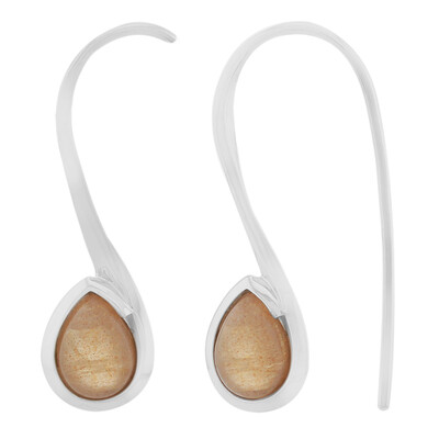Sunstone Silver Earrings (TPC)