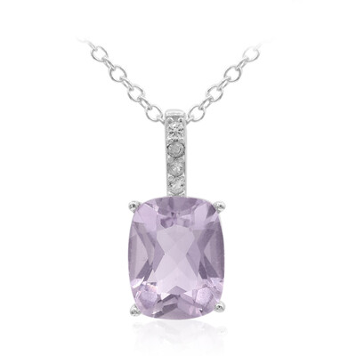 Bolivian Amethyst Silver Necklace