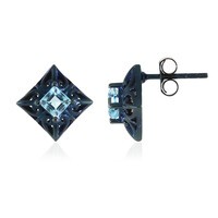 Sky Blue Topaz Silver Earrings