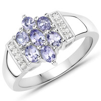 Tanzanite Silver Ring