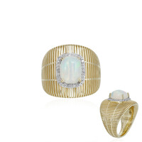9K Welo Opal Gold Ring (Ornaments by de Melo)