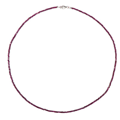 Madagascar Ruby Silver Necklace