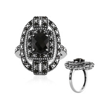 Black Onyx Silver Ring