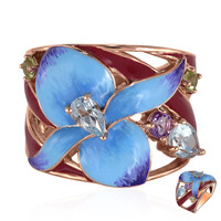 Sky Blue Topaz Silver Ring