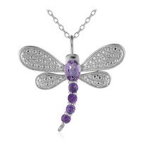 Amethyst Silver Necklace
