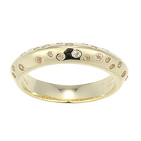 White Topaz Silver Ring (Adela Silber)
