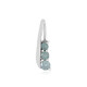9K SI2 Sky Blue Diamond Gold Pendant