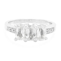 Himalayan Beryl Silver Ring