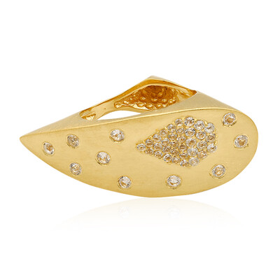 White Topaz Silver Ring (MONOSONO COLLECTION)