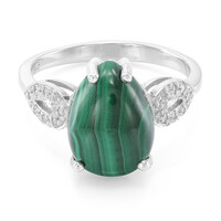 Malachite Silver Ring