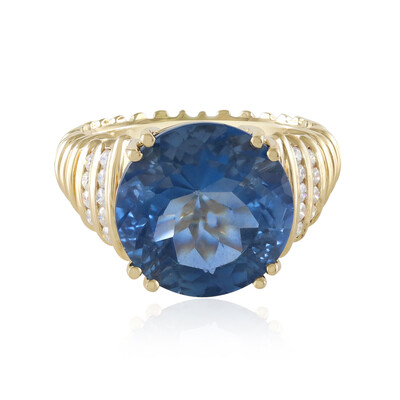 14K Colour Change Fluorite Gold Ring (de Melo)