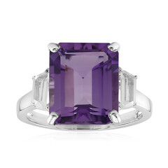 Amethyst Silver Ring