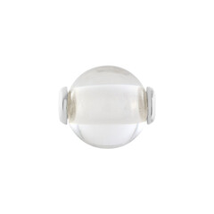 White Quartz Silver Pendant