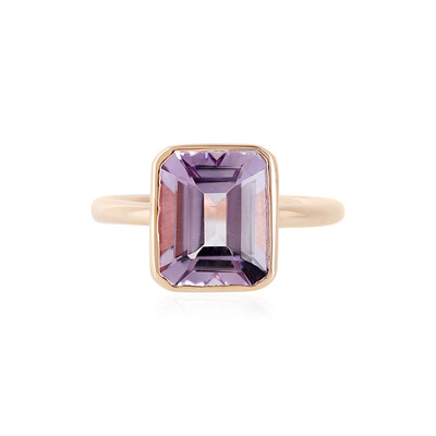 Rose de France Amethyst Silver Ring