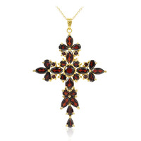 Garnet Silver Necklace