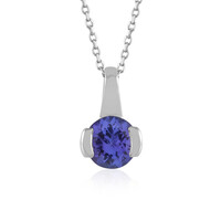 9K AAA Tanzanite Gold Necklace
