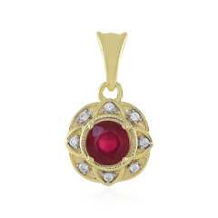 9K Madagascar Ruby Gold Pendant (Adela Gold)