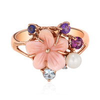 Mother of Pearl Silver Ring