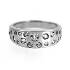 Zircon Silver Ring