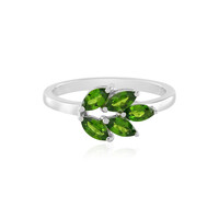 Russian Diopside Silver Ring
