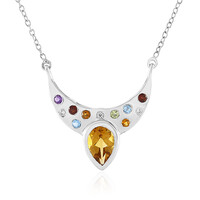 Citrine Silver Necklace