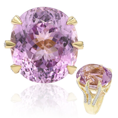 18K Patroke Kunzite Gold Ring