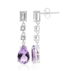 Amethyst Silver Earrings
