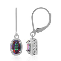 Mystic Quartz Silver Earrings