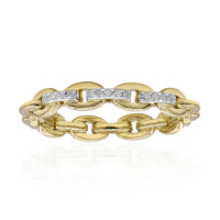 I3 (I) Diamond Silver Ring