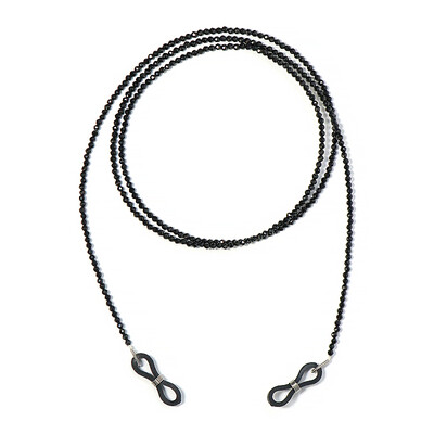 Black Spinel Silver Accessory